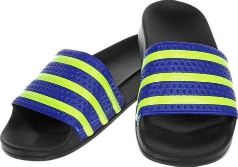 geel zwarte adidas slippers|adidas sandalen nl.